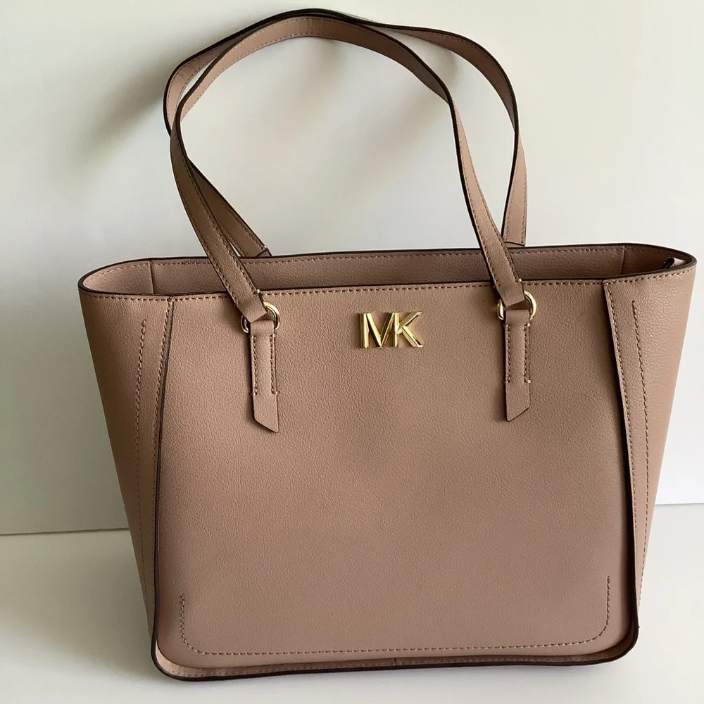 Michael Kors Sylvia Fawn‎ Leather Tote Bag NWT